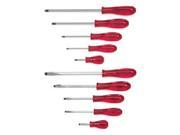 Gearwrench 82731 10 pc. Combination Solid Handle Screwdriver Set