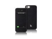 Jisoncase Executive Genuine Leather Flip Case for iPhone 5 JS IP5 002B Black