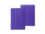 Jisoncase Classic Purple Premium Leatherette Smart Cover Case for iPad mini