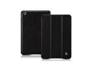 Jisoncase Vintage Genuine Leather Smart Cover Case for iPad mini with Retina Display