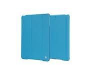 Jisoncase Classic Sky Blue Premium Leatherette Smart Case for iPad Air 2 iPad Air JS ID6 04H40