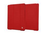 Jisoncase Classic Red Premium Leatherette Smart Case for iPad Air 2 iPad Air JS ID6 04H30