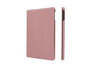 Jisoncase Pink PU Leatherette Smart Cover Case for iPad Air 2 iPad Air JS ID6 01T35