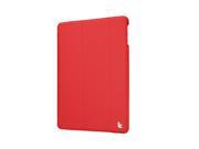 Jisoncase Red Leatherette Smart Cover Case for iPad Air 2 iPad Air JS ID6 01T30