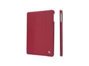 Jisoncase Magenta Ultra Thin PU Leatherette Smart Cover Case for iPad Air 2 and iPad Air JS ID6 01T 34