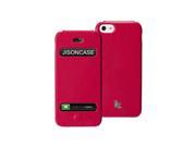 Jisoncase Rose Executive Geniune Leather Flip Case for iPhone se 5 5s JS IP5 02B33