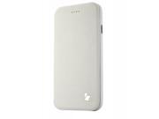 Jisoncase White Fashion Premium Leatherette Folio Stand Case for iPhone 6 6s 4.7 JS IP6 02H00