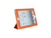 Jisoncase Orange Premium Leatherette Defender Smart Cover Case for iPad 2 JS IPD 10780