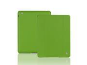 Jisoncase Green Executive Premium Leatherette Smart Cover Case for iPad 2 3 4 JS IPD 06H70