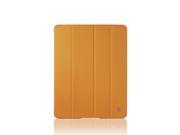 Jisoncase Yellow Executive Premium Leatherette Smart Cover Case for iPad 2 3 4 JS IPD 06H80