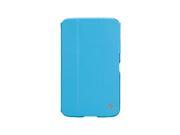 Jisoncase Sky Blue Classic Premium Leatherette Smart Cover Case for Samsung Galaxy Tab 3 7.0 JS S21 03H40