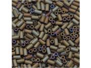 Toho Bugle Tube Beads Size 1 2x3mm Matte Color Iris Brown 8 Grams