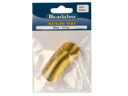 Beadalon Ring Size Memory Wire Gold Plated 95 Loops