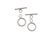 Sterling Silver Toggle Clasp 9mm 1 Set