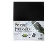 BeadSmith Beading Foundation For Embroidery Work Black 11x8.5 Inches