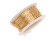 Artistic Wire Silver Plated Craft Wire 30 Gauge Thick 30 Yard Gold Color