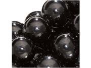 Black Agate Gemstone 8mm Round Beads 15 Inch Strand