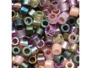 Delica Seed Bead Mix 10 0 Lavender Garden Pink Green 8G