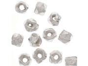 Bali Style Sterling Silver Facet Nugget Beads 3 3.5mm 12