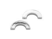 Katiedids Silver Plated Channel Set Components Curve With 2 Holes 27.5mm 7