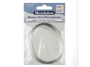 Beadalon Oval Bracelet Memory Wire Silver Plated 23Loop