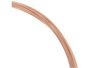 14K Rose Gold Filled Round Wire 20 Gauge Thick 0.5 Troy Ounces