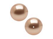 Swarovski Crystal 5810 Round Faux Pearl Beads 10mm 10 Pieces Rose Gold
