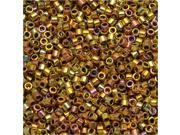 Miyuki Delica Seed Beads 11 0 24K Gold Iris DB501 7.2 Grams