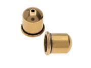 TierraCast Maker s Collection Cupola Cord Ends Fits 8mm 2 Pcs Brass Oxide