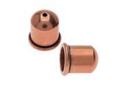 TierraCast Maker s Collection Cupola Cord Ends 8mm 2 Pcs Ant Copper Plated