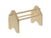 Wooden Tool Rack Plier and Tweezer Stand 7.5 x 3.75 x 4.75 Inches Unfinished 1 Piece