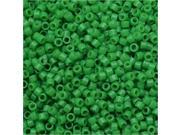 Miyuki Duracoat Delica Japanese Seed Beads 11 0 7.2g Opaque Fiji Green