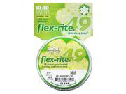 BeadSmith Flex Rite Beading Wire 49 Strand .010 Thick 30 Ft Spool Clear