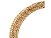 Artistic Wire Braided Craft Wire 14 Gauge 5 Foot Coil Tarnish Resistant Brass