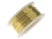 Artistic Wire Brass Craft Wire 18 Gauge Thick 4 Yard Spool Bare Yellow Brass