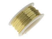 Artistic Wire Silver Plated Craft Wire 24 Gauge Thick 10 Yard Spool Champagne
