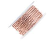 Artistic Wire Twisted Craft Wire 18 Gauge Thick 2 Yard Spool Rose Gold Color
