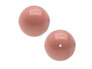 Swarovski Crystal 5810 Round Faux Pearl Beads 4mm 50 Pieces Pink Coral