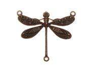 Vintaj Natural Brass Dragonfly Connector Stamping 23x25mm 1 Piece