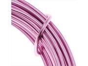 Artistic Wire Aluminum Craft Wire 12 Gauge Thick 12 Meter Anodized Rose Pink