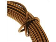 Artistic Wire Aluminum Craft Wire 12 Gauge 12 Meter Anodized Light Brown