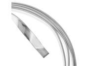 Artistic Wire Flat Craft Wire 5mm 21 Gauge 3 Foot Coil Tarnish Resist Silver