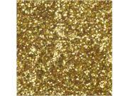 Art Glitter Ultrafine Opaque Glitter 11 Gram Container Bright Gold