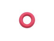 Rubber O Ring Jump Ring Spacers 7.25mm Diameter Cherry Red 10