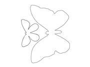 Sizzix Thinlits Die Set Textured Impressions Henna Butterfly by Vintaj 1 Pk
