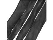 Silk Fabric Flat Silky Ribbon 2cm Wide 42 Inches Long 1 Strand Dark Grey