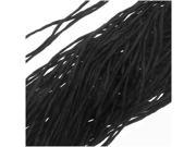 Silk Fabric String 2mm Diameter 42 Inches Long 1 Strand Black