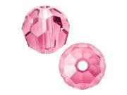 Swarovski Crystal 5000 Round Beads 6mm 10 Pieces Light Rose