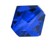 Preciosa Czech Crystal Bicone Beads 6mm Capri Blue 20