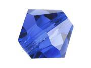 Czech Crystal Bicone Beads 8mm Sapphire Blue 8